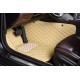 Beige Luxury Leather Diamond Car Floor Mats Factory Beige Luxury Leather Diamond Car Floor Mats Factory