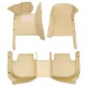 Beige Luxury Leather Diamond Car Floor Mats Factory Beige Luxury Leather Diamond Car Floor Mats Factory
