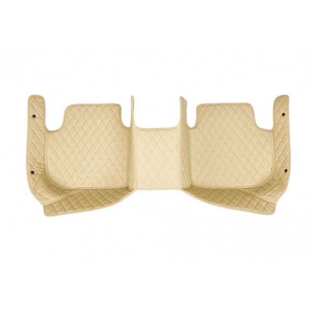 Beige Luxury Leather Diamond Car Floor Mats Factory Beige Luxury Leather Diamond Car Floor Mats Factory