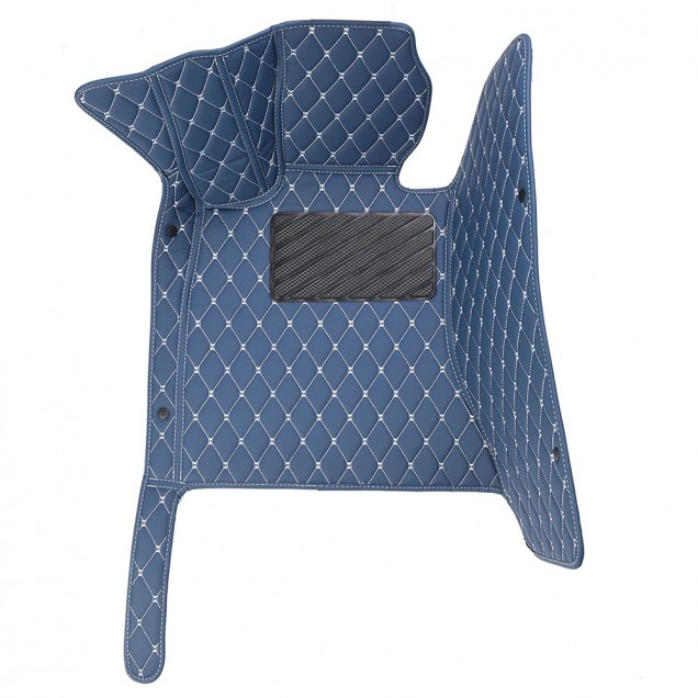 Blue Luxury Leather Diamond Car Floor Mats Factory Blue Luxury Leather Diamond Car Floor Mats Factory