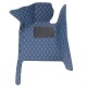 Blue Luxury Leather Diamond Car Floor Mats Factory Blue Luxury Leather Diamond Car Floor Mats Factory
