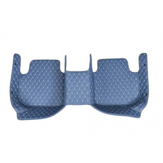 Blue Luxury Leather Diamond Car Floor Mats Factory Blue Luxury Leather Diamond Car Floor Mats Factory