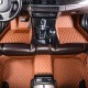 Brown Luxury Leather Diamond Car Floor Mats Factory Brown Luxury Leather Diamond Car Floor Mats Factory