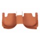 Brown Luxury Leather Diamond Car Floor Mats Factory Brown Luxury Leather Diamond Car Floor Mats Factory