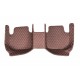 Dark Brown Luxury Leather Diamond Car Floor Mats Factory