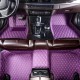 Purple Luxury Leather Diamond Car Floor Mats Factory Purple Luxury Leather Diamond Car Floor Mats Factory