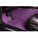Purple Luxury Leather Diamond Car Floor Mats Factory Purple Luxury Leather Diamond Car Floor Mats Factory