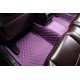 Purple Luxury Leather Diamond Car Floor Mats Factory Purple Luxury Leather Diamond Car Floor Mats Factory