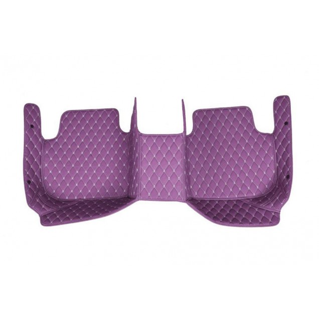Purple Luxury Leather Diamond Car Floor Mats Factory Purple Luxury Leather Diamond Car Floor Mats Factory