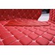 Red Luxury Leather Diamond Car Floor Mats Factory Red Luxury Leather Diamond Car Floor Mats Factory