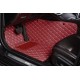 Wine Red Luxury Leather Diamond Car Floor Mats Factory Wine Red Luxury Leather Diamond Car Floor Mats Factory
