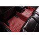 Wine Red Luxury Leather Diamond Car Floor Mats Factory Wine Red Luxury Leather Diamond Car Floor Mats Factory