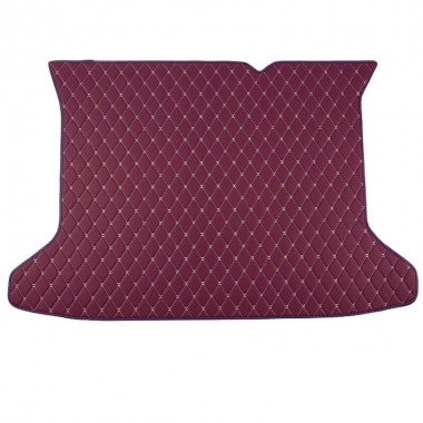 Purple Luxury Leather Diamond Trunk Base Mats